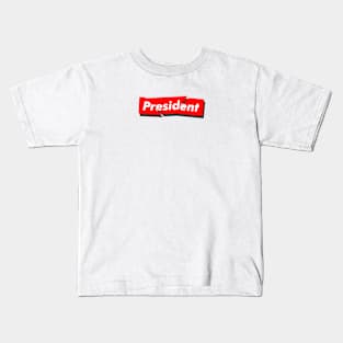 president Kids T-Shirt